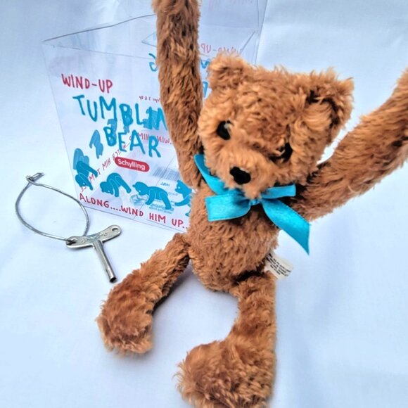 NEW - Schylling Wind-up TUMBLING BEAR with Metal Key NIB 2004 - Picture 2 of 10